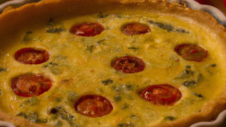 Quiche alho Poró