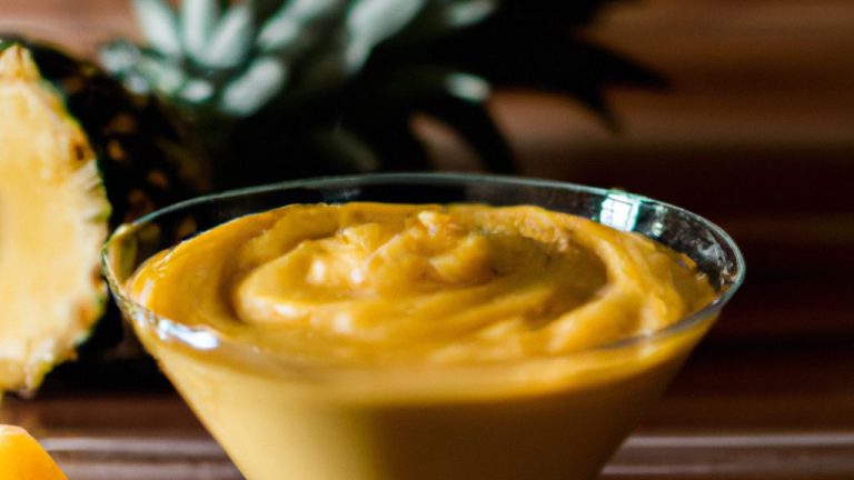 Receita de Abacaxi Cremoso