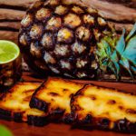 Abacaxi Grelhado com Vinho do Porto