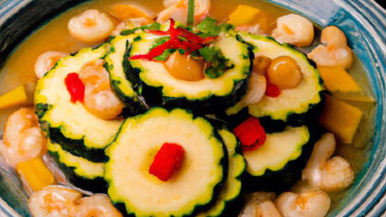 Receita de Abobrinha à chinesa com camarão