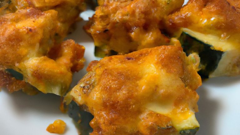 Receita de Abobrinha ao queijo