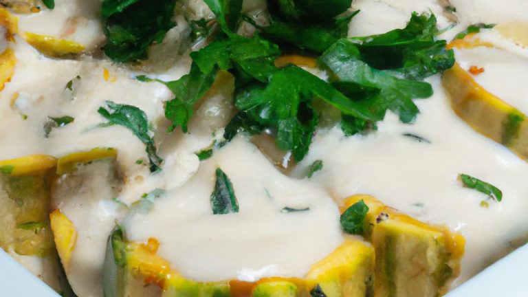 Receita de Abobrinha com queijo cremoso light