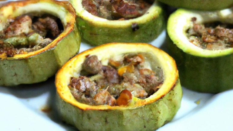 Receita de Abobrinhas Recheadas
