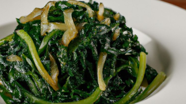 Receita de Acelga chinesa com gergelim