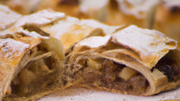 Receita de Apfelstrudel – strudel de maçãs