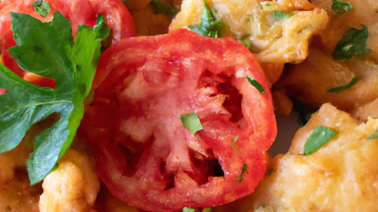 Receita de Argolas de tomates