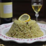 Arroz com Amêndoas e Champagne