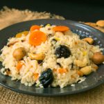 Arroz com Castanhas e Passas