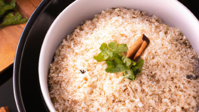 Receita de Arroz com Côco e Gengibre