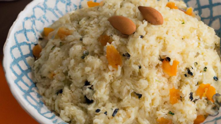Receita de Arroz com amêndoas