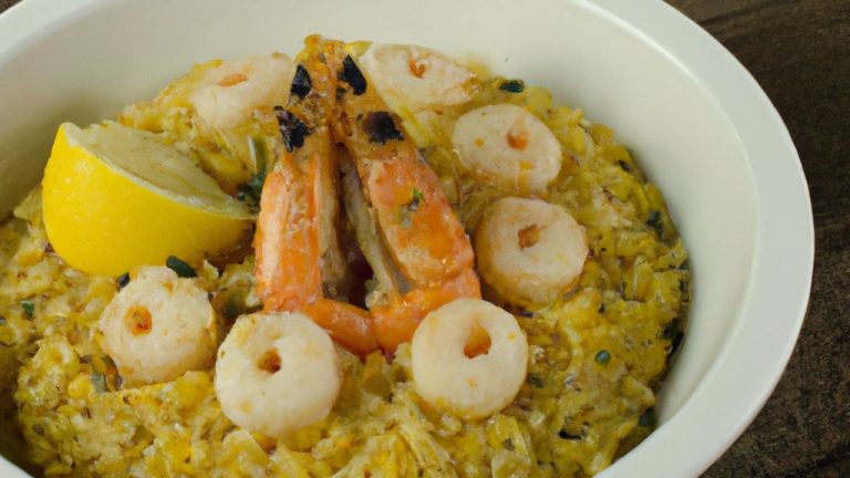 Receita de Arroz com Camarões e Palmito