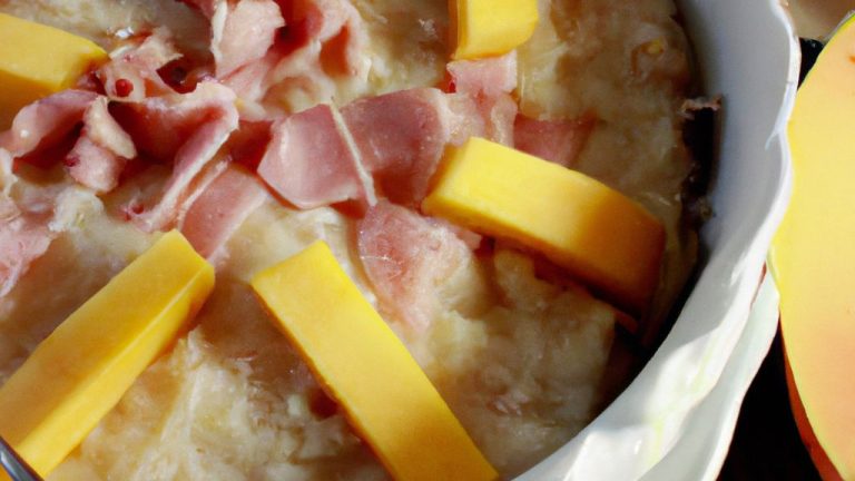 Receita de Arroz Cremoso com Pêra e Tirinhas de Mortadela
