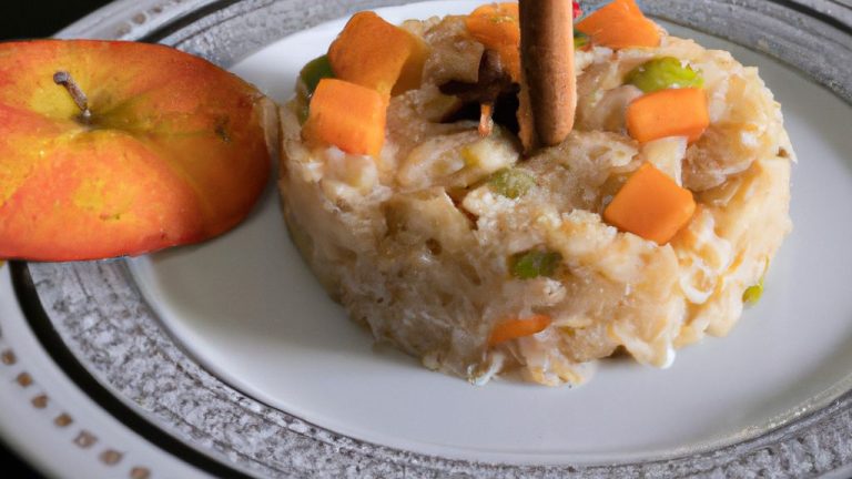 Receita de Arroz de Maçãs