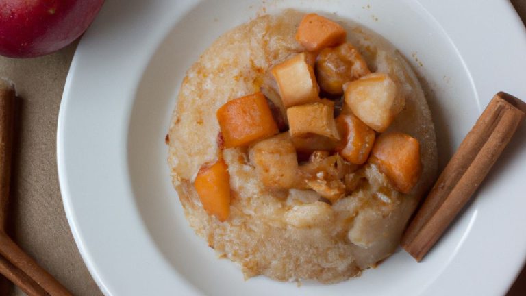 Receita de Arroz doce com maçãs