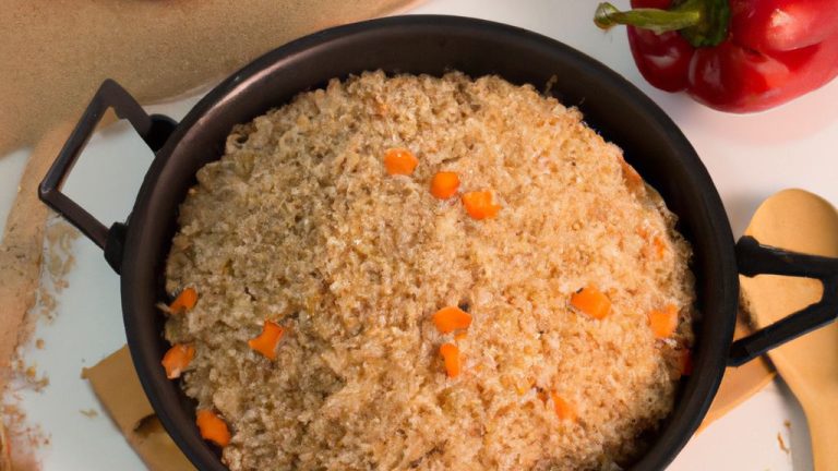 Receita de Arroz integral de forno