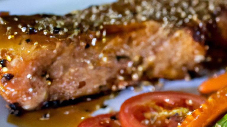 Receita de Atum Grelhado com Molho Picante de Legumes