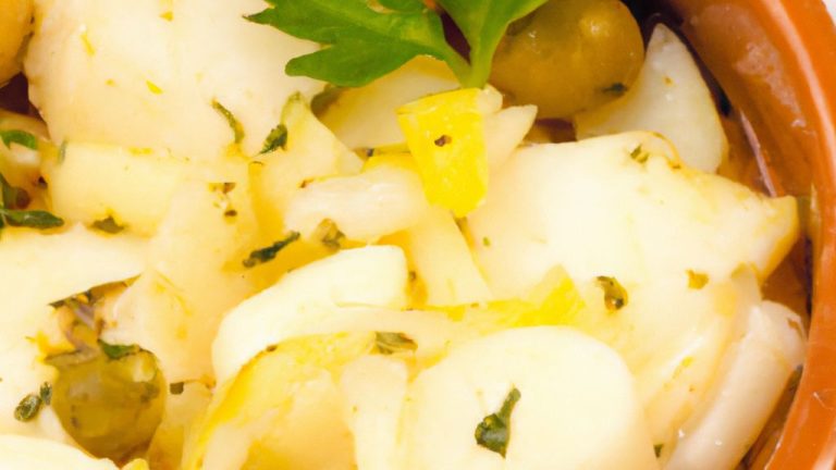 Receita de Bacalhau ao alho e azeite