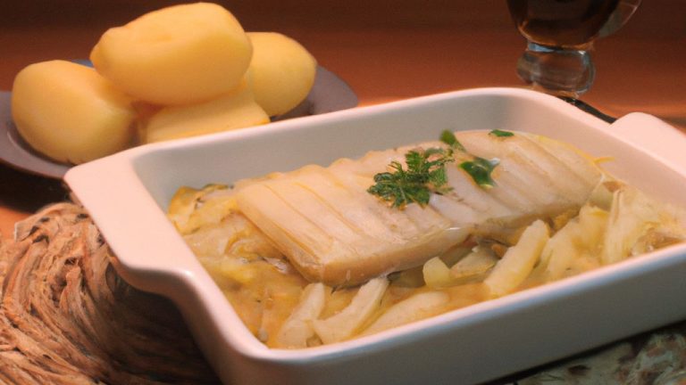 Receita de Bacalhau com batata