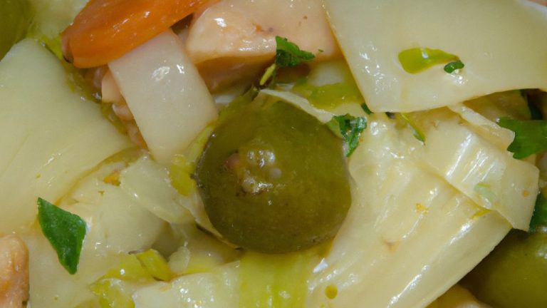 Receita de Bacalhau com Couve e Lingüiça Portuguesa