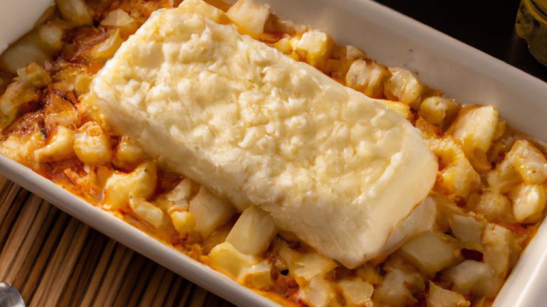 Receita de Bacalhau de Forno com Purê de Batatas