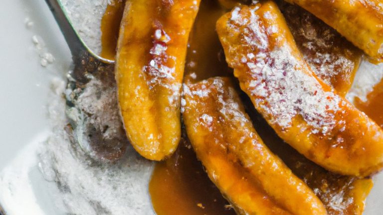 Receita de Banana caramelada