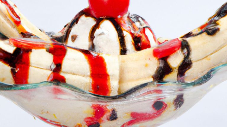 Receita de Banana split