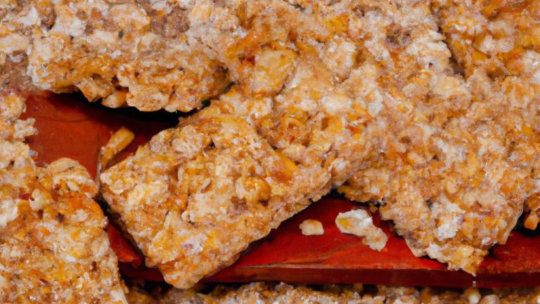 Receita de barrinha de cereal light