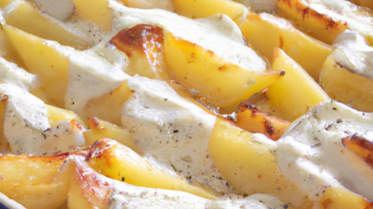 Receita de Batata ao forno com maionese