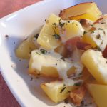 Batatinha com molho de alho