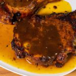 Bisteca de porco ao mel