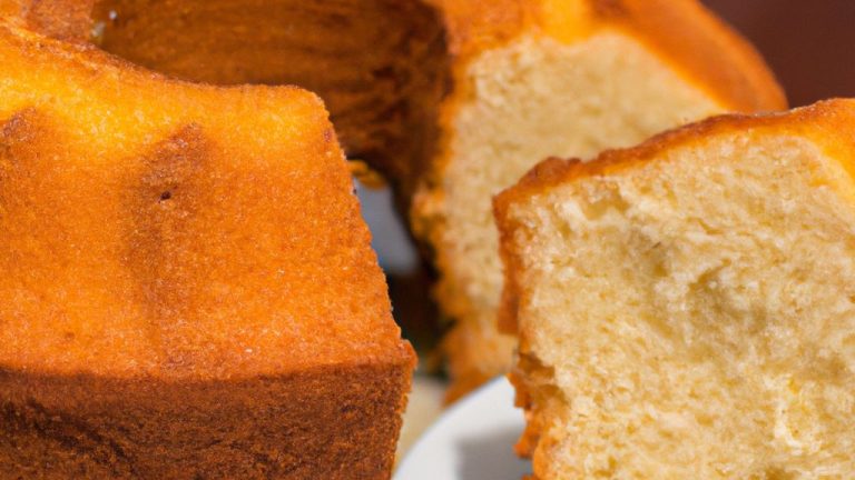 Receita de Bolo Amarelo