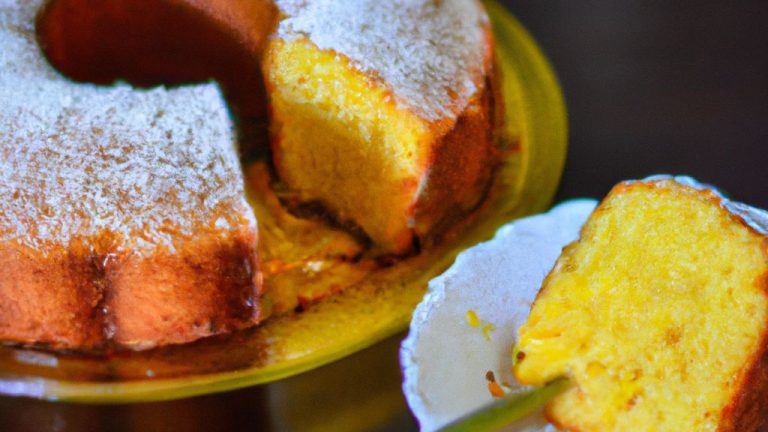 Receita de Bolo de Abóbora com Coco