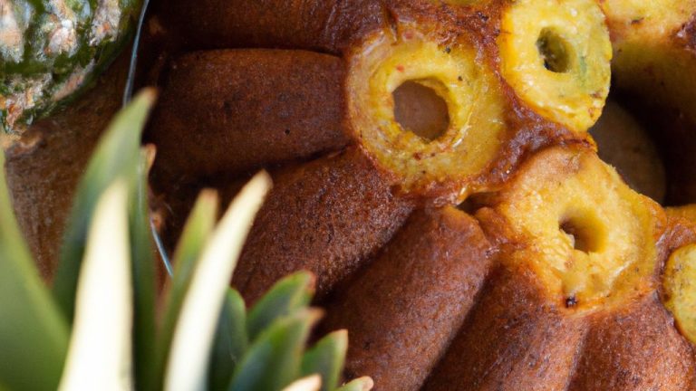 Receita de Bolo de Abobrinha com Abacaxi