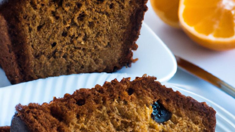 Receita de Bolo de Abobrinha com Laranja e Chocolate