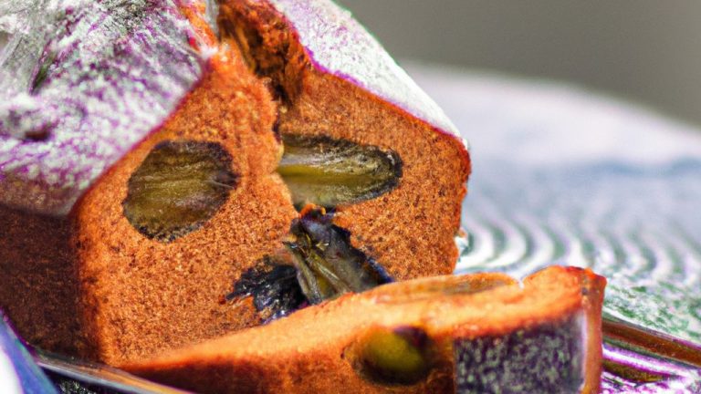 Receita de Bolo de Ameixa Preta