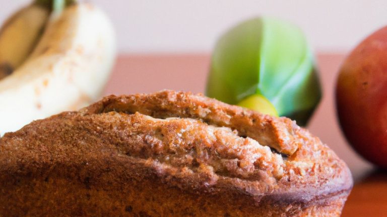 Receita de bolo de aveia com banana