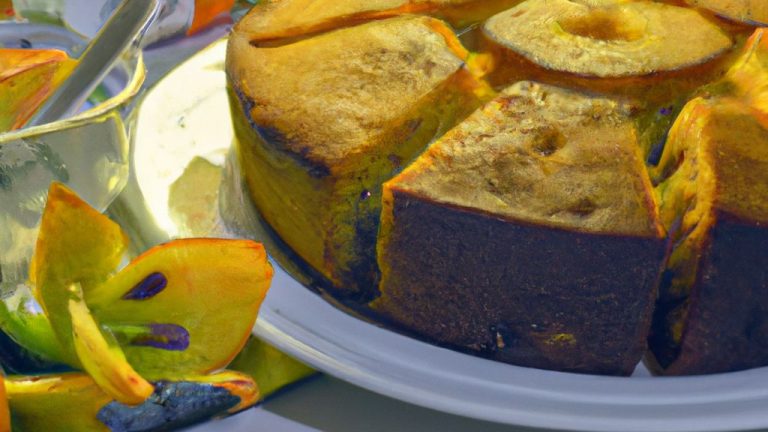 Receita de Bolo de cenoura e manga