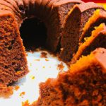 Bolo de cenoura vulcão de chocolate