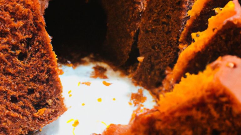Receita de bolo de cenoura vulcão de chocolate