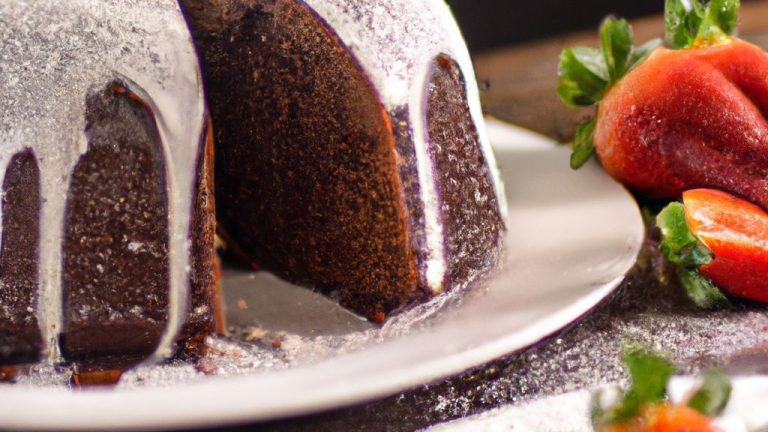 Receita de Bolo de chocolate com morango