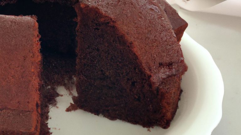 Receita de Bolo de Chocolate da Avó