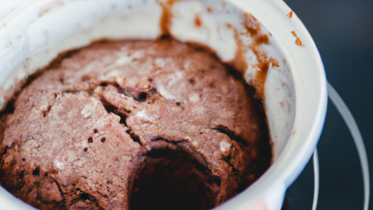 Receita de Bolo de chocolate de caneca no microondas