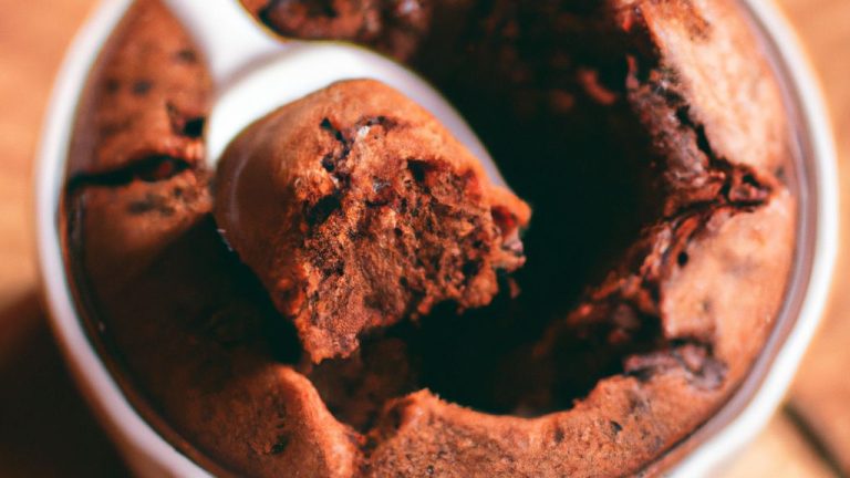 Receita de Bolo de Chocolate na Caneca sem glúten