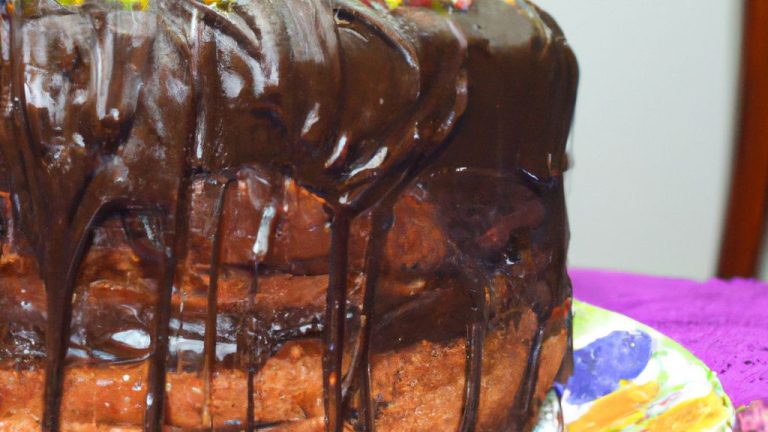 Receita de Bolo de chocolate para aniversário