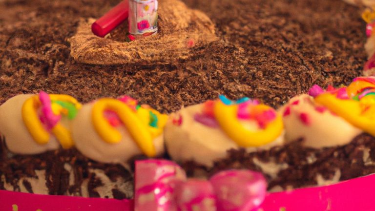 Receita de Bolo de chocolate recheado para aniversário infantil