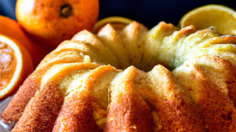 Receita de Bolo de laranja diet