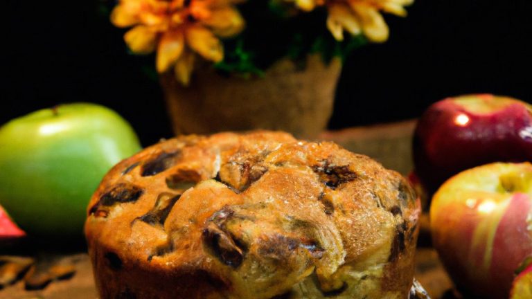 Receita de Bolo de Maçã com Recheio de Nozes e Uva Passa