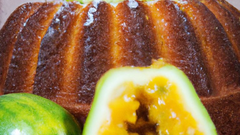 Receita de Bolo de maracujá