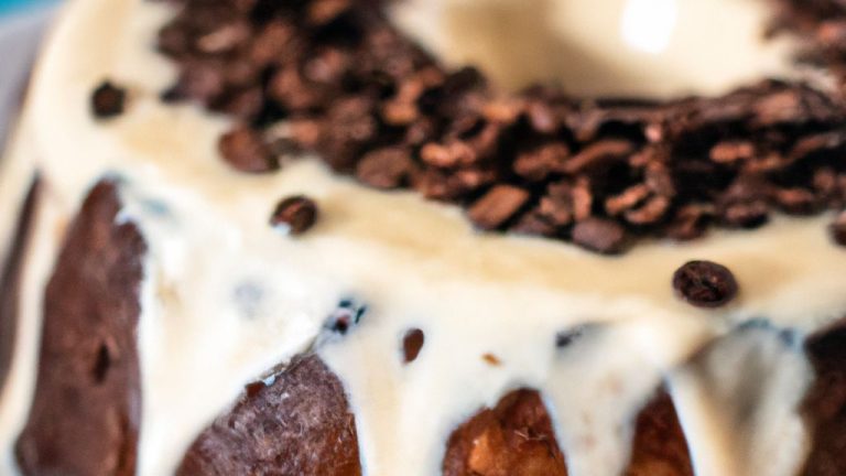 Receita de Bolo Gelado de Café com Leite