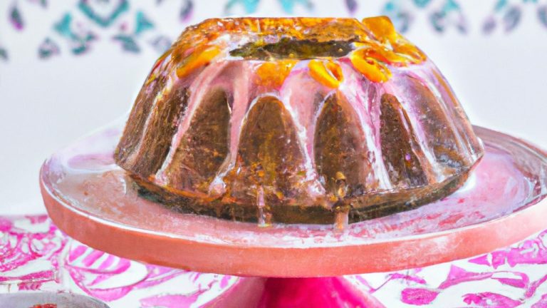 Receita de Bolo Gelado de Frutas